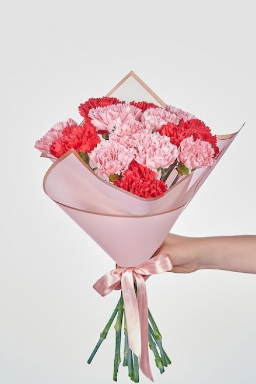 Karışık Karanfil Çiçek Buketi Karışık Karanfil Çiçek Buketi